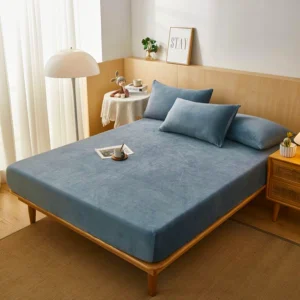 Kasi Low Prices Velvet Soft Luxury Fitted Sheet Set